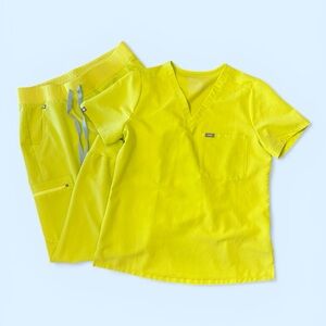 FIGS | Citrine Set: Catarina Top/Zamora Bottom